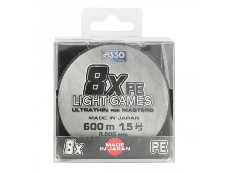 Tresse Asso Light Game 8X Multicolore 300m