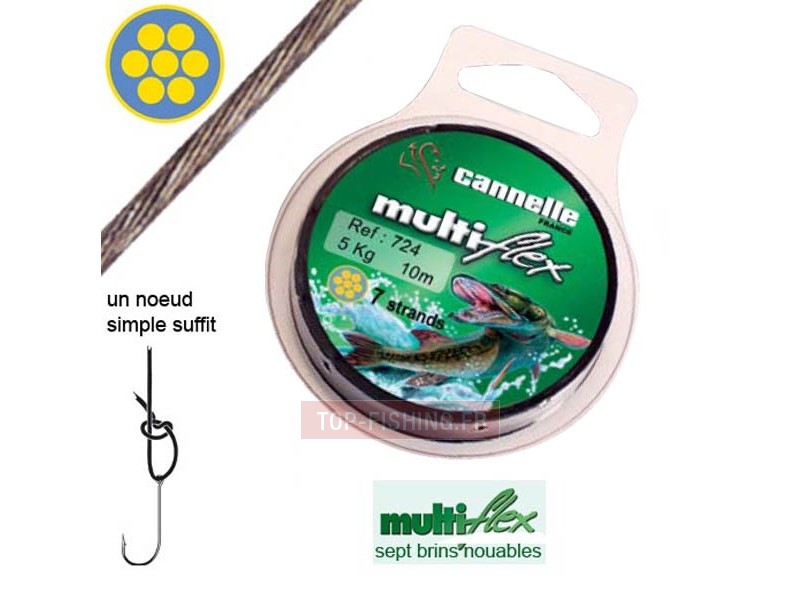 Tresse Bas de Ligne Cannelle Multiflex C724