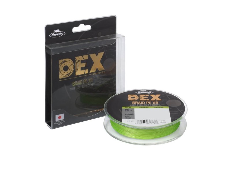 Tresse Berkley Dex Braid X8 Chartreuse 300m