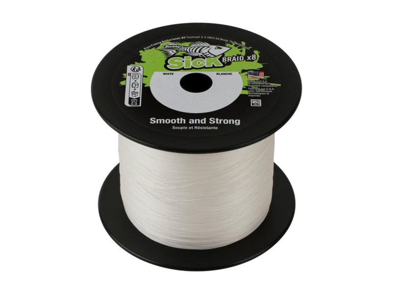 Tresse Berkley Sick Braid X8 White 2000m