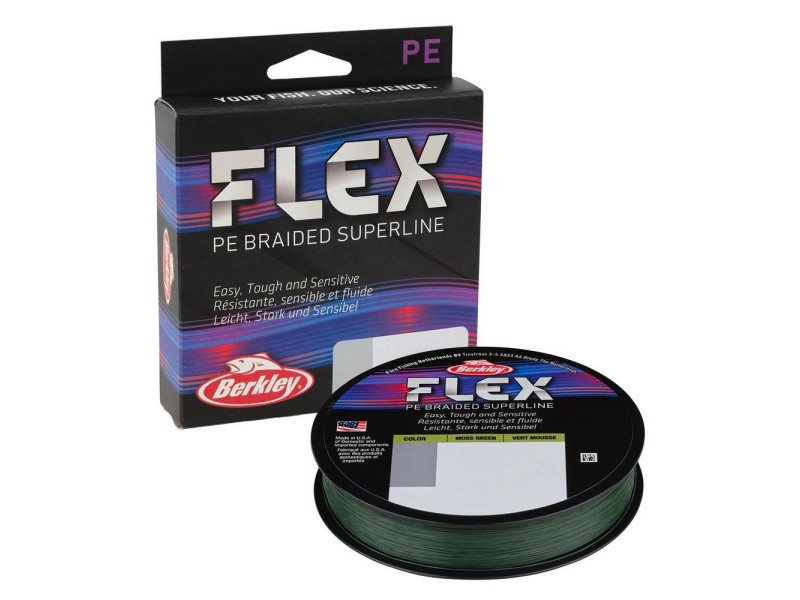 Tresse Berkley Flex Braid Moss Green 2000m
