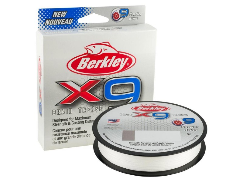 Tresse Berkley X9 Braid Crystal 300m