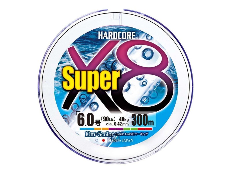 Tresse Duel Hardcore Super X8 Multicouleur 300m