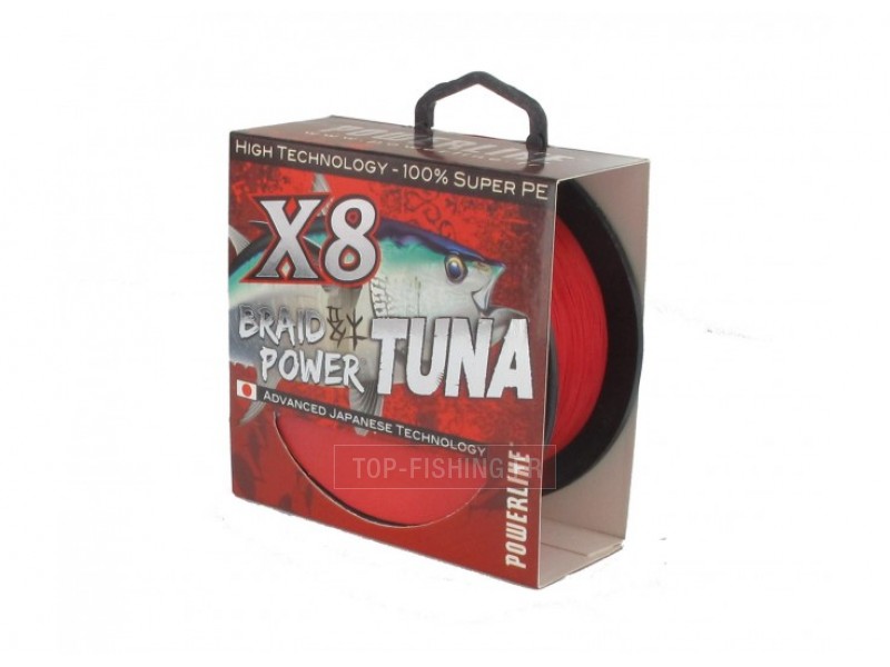 Tresse Powerline Braid Power Tuna Rouge - 300 m