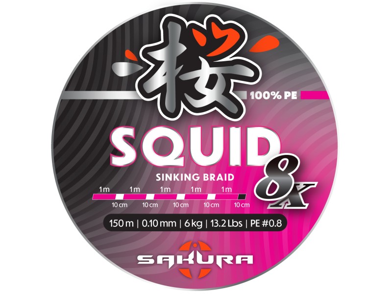 Tresse Sakura Squid 8X 150m