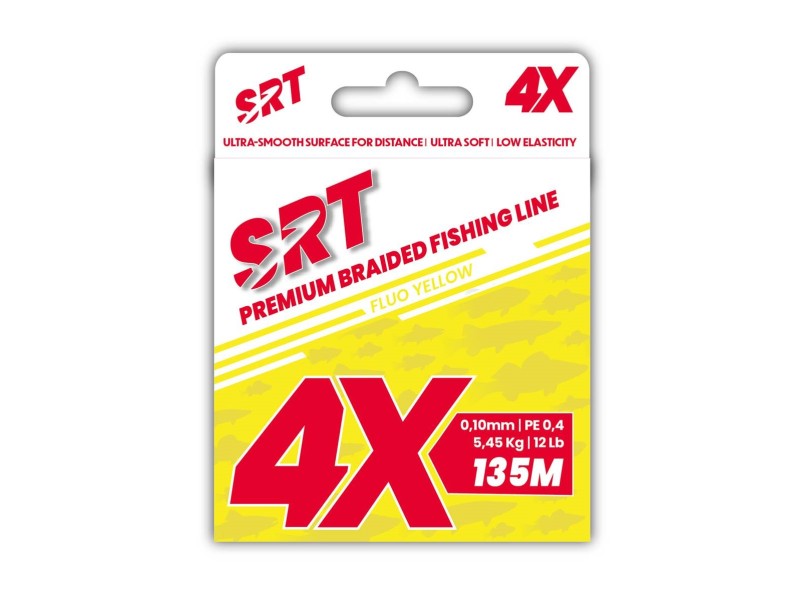 Tresse Sert 4X Srt Fluo Yellow 135m