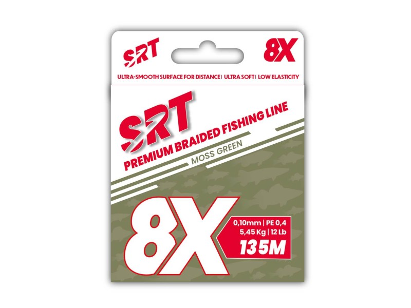 Tresse Sert 8X Srt Moss Green 135m