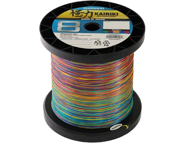 Tresse Shimano Kairiki 8 Multicolore 3000m