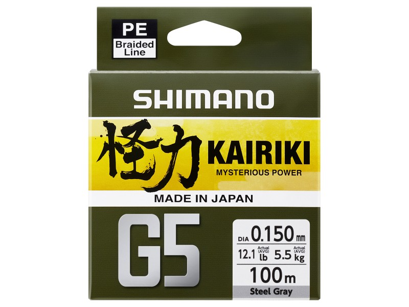 Tresse Shimano Kairiki G5 Gris 100m 