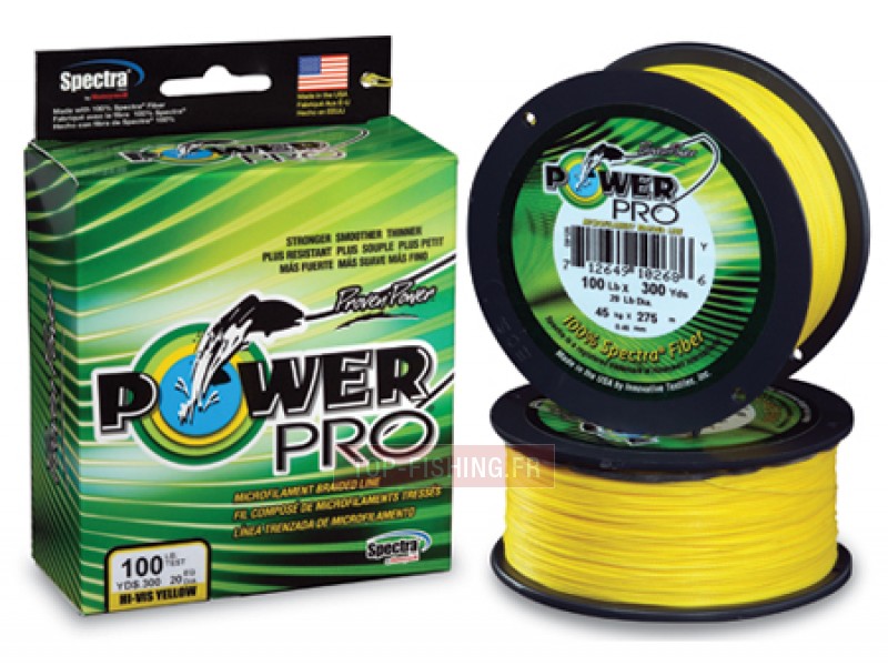 Tresse  Power Pro Jaune 135m