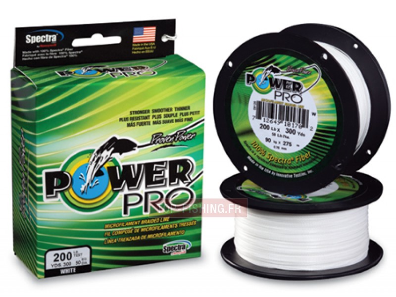 Tresse Power Pro Blanche 135m