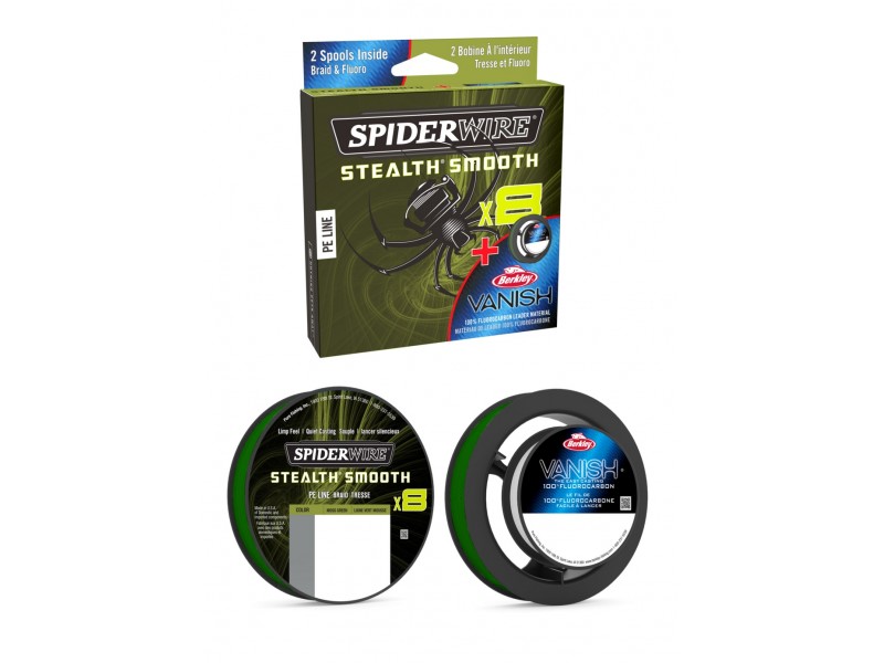 Tresse SpiderWire SS8braid and FC Duo Spool