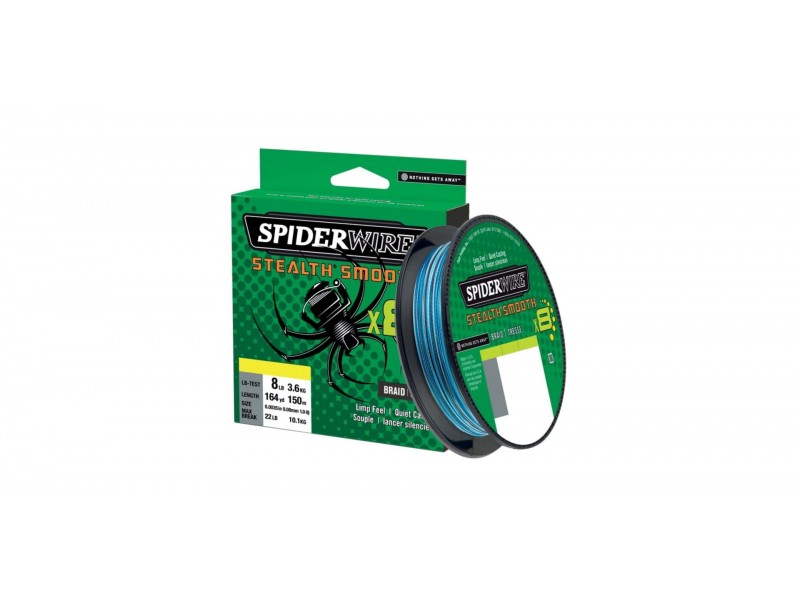 Tresse Spiderwire Stealth Smooth 8 Blue Camo 300m