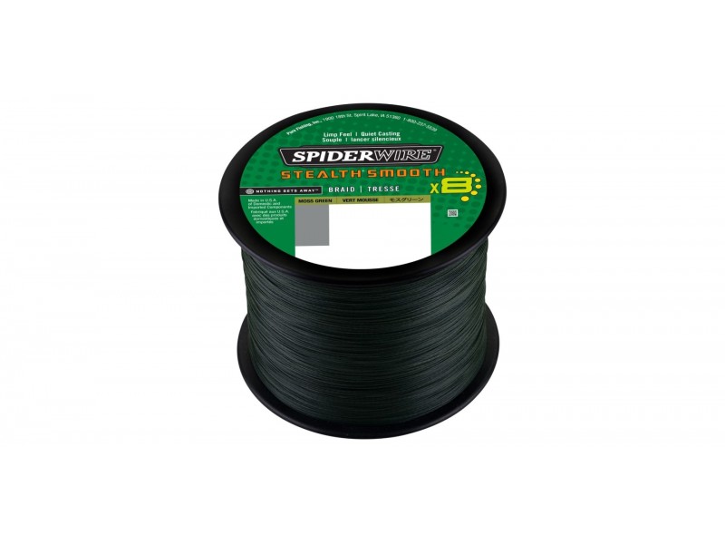 Tresse Spiderwire Stealth Smooth 8 Moss Green 1800m