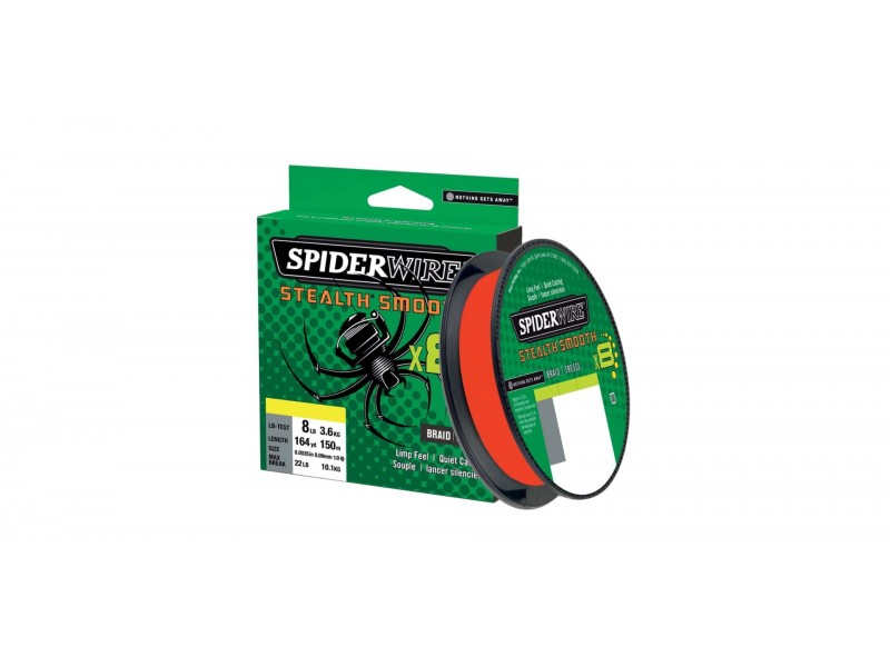 Tresse Spiderwire Stealth Smooth 8 Red 150m