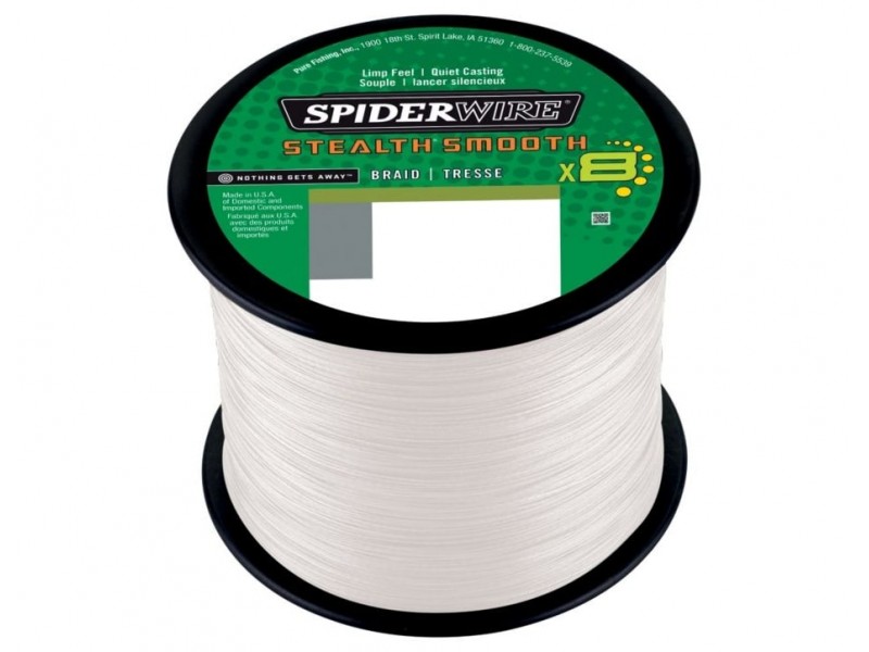 Tresse Spiderwire Stealth Smooth 8 Translucent 1800m