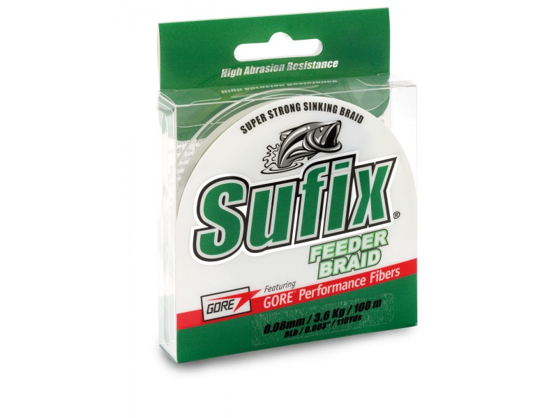 Tresse Sufix Feeder Braid Green 150m