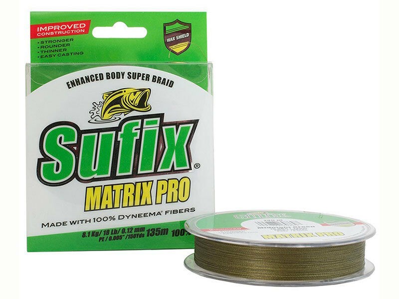 Tresse Sufix Matrix Pro Midnight Green 250m