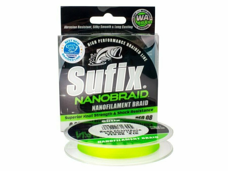 Tresse Sufix Nanobraid Chartreuse 100m