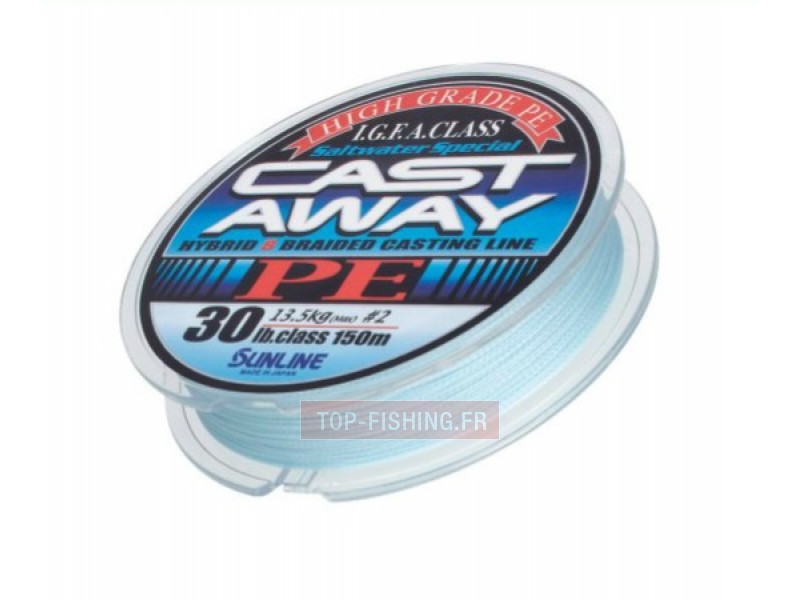 Tresse Sunline Cast Away 150m 8 brins