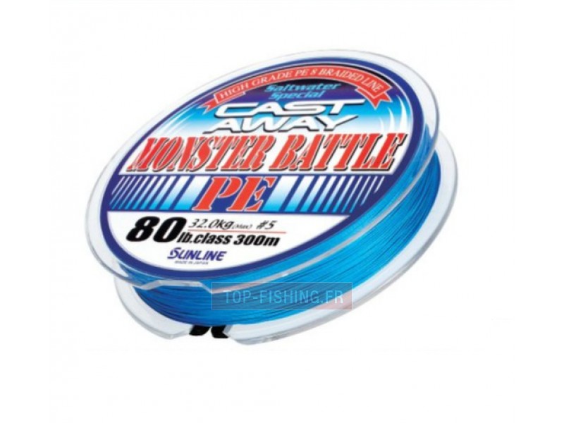 Tresse Sunline Monster Battle PE 300m 8 brins