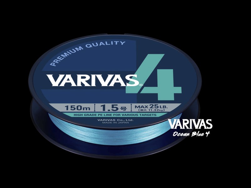 Tresse Varivas 4 Water Blue 150m