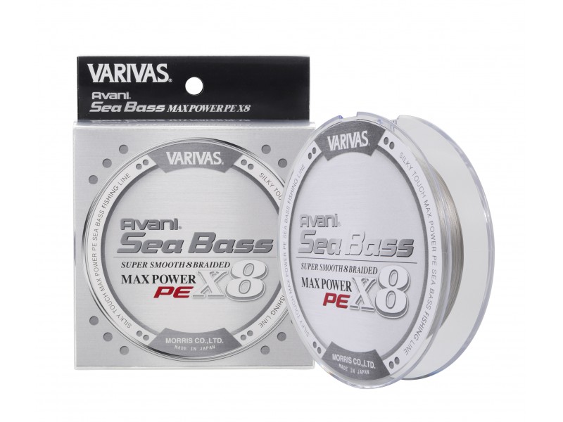 Tresse Varivas Avani Seabass Max 150m Stealth Grey