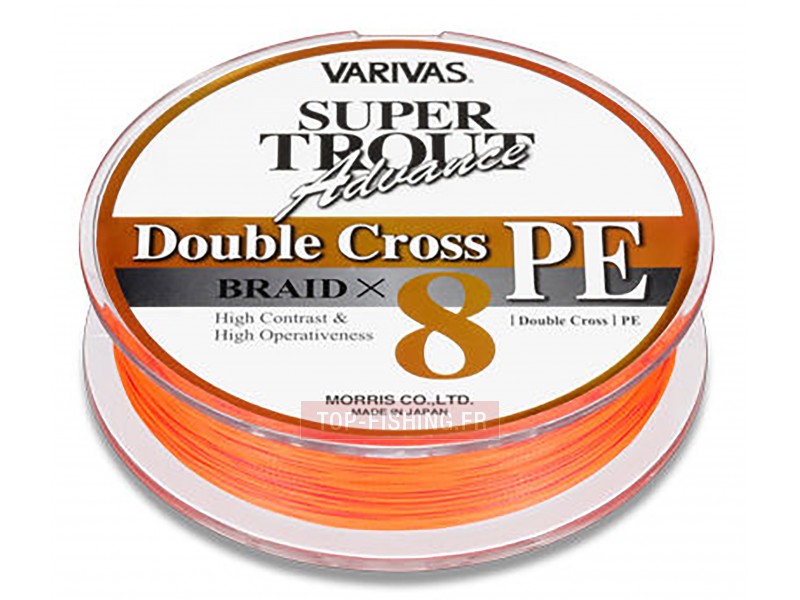 Tresse Varivas Double Cross Orange - 92 m 