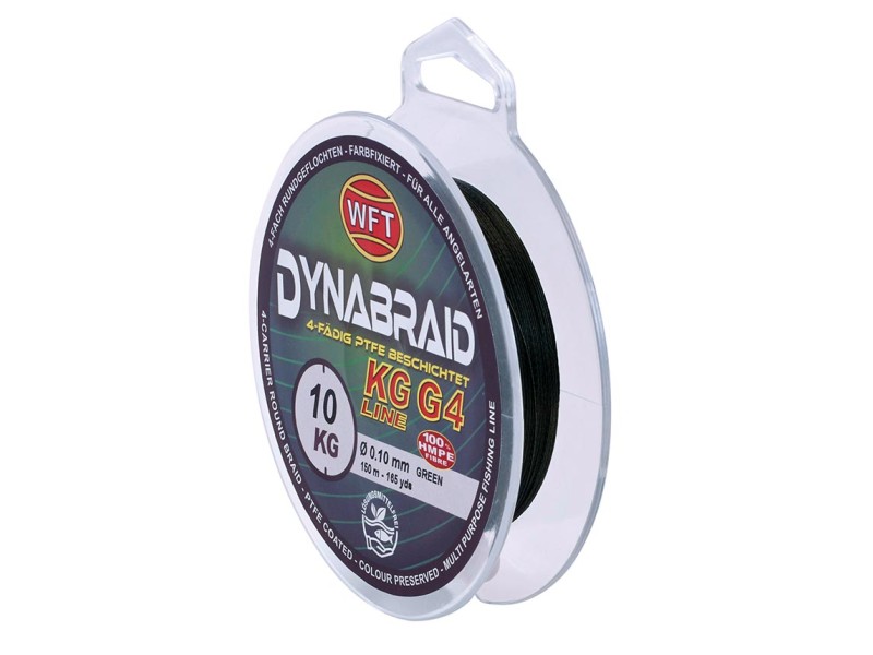 Tresse WFT Dynabraid G4 Green 1000m