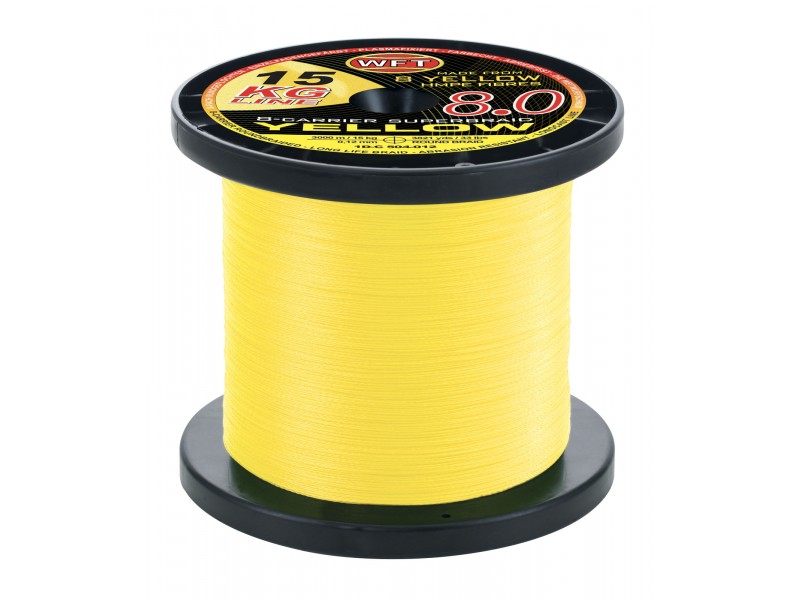 Tresse WFT KG 8.0 Superbraid 3000m jaune