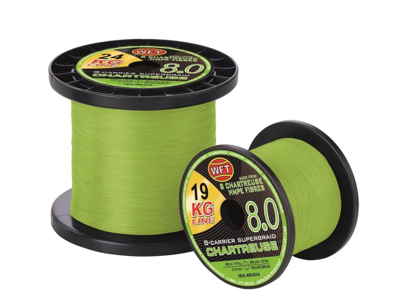 Tresse WFT KG 8.0 Chartreuse 3000m