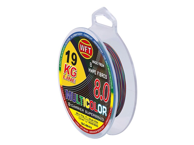 Tresse WFT KG 8.0 Multicolor 600m