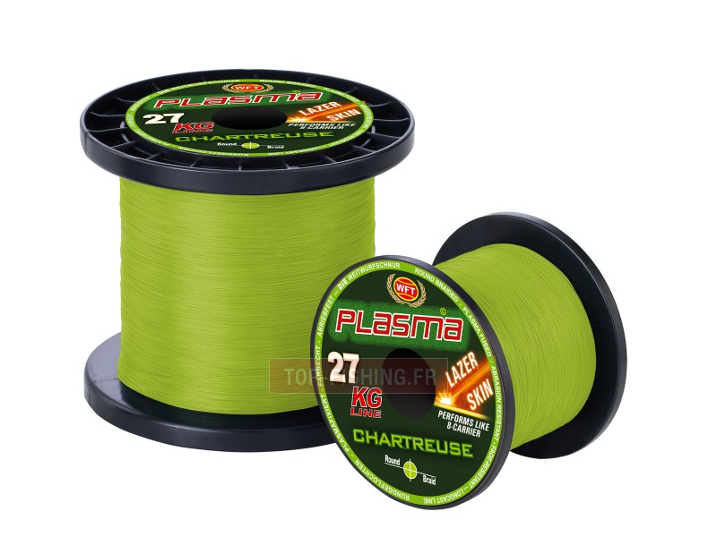 Tresse WFT Plasma Chartreuse Lazer Skin 3000m