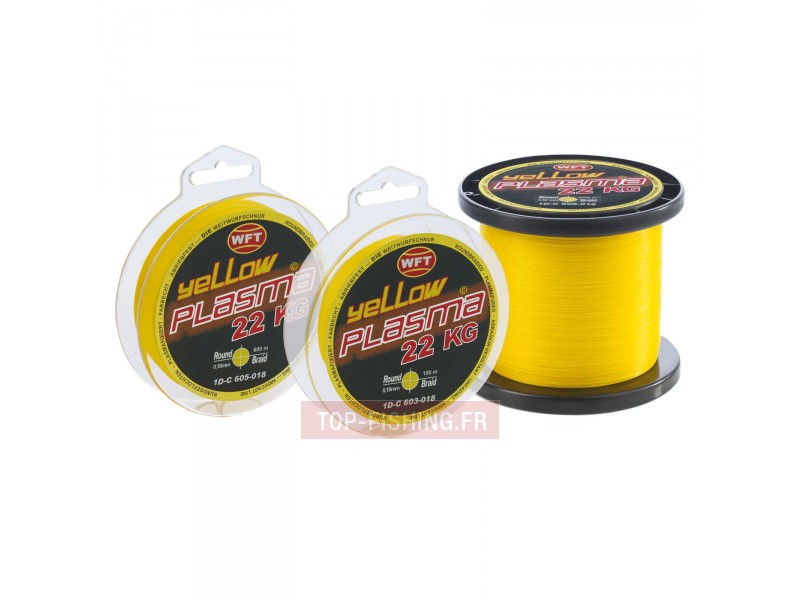 Tresse WFT Plasma Jaune 3000m