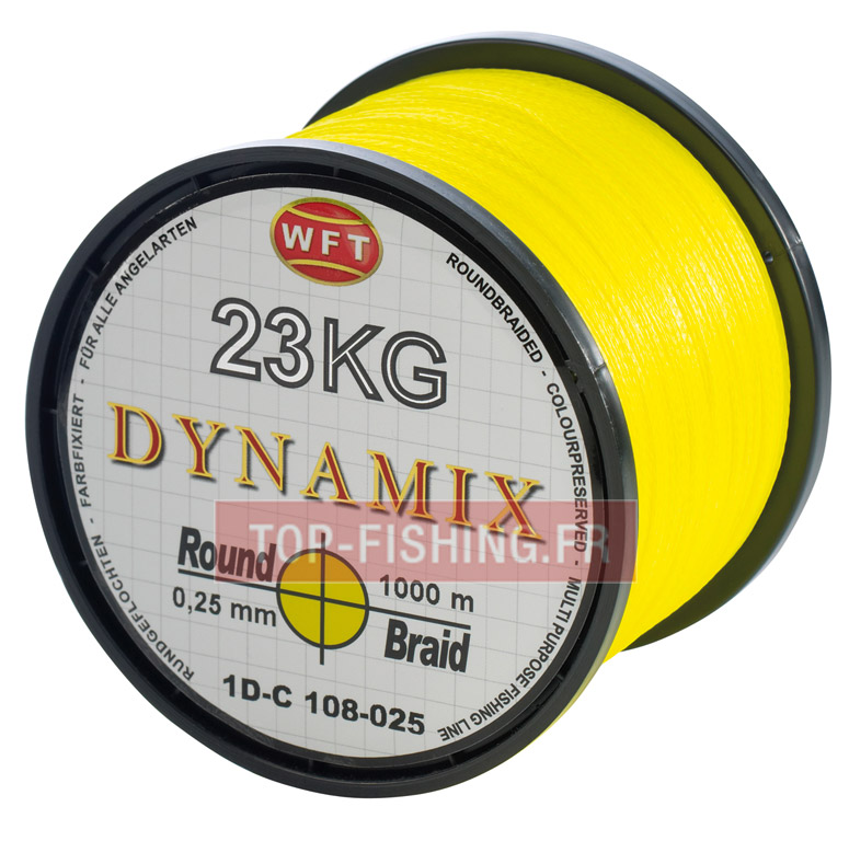 Tresse WFT Round Dynamix KG Neon Jaune