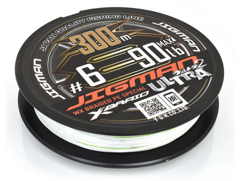 Tresse X-Braid Jigman Ultra X8 300m