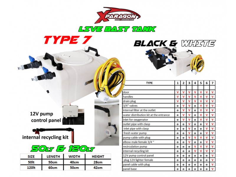 Vivier X-Paragon Live Bait Tank Type 7