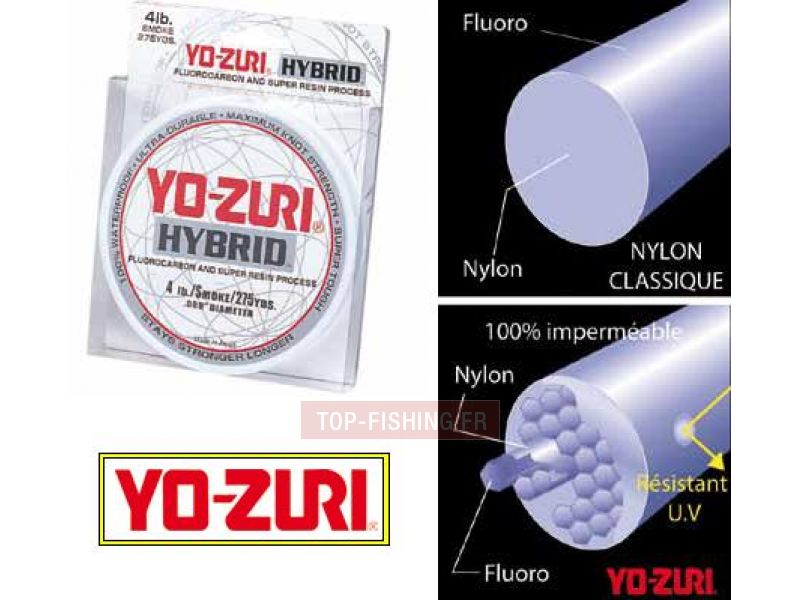 Nylon Yo-Zuri Hybrid Fluorocarbone