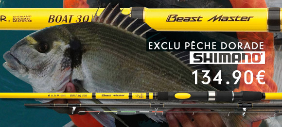 Canne Beastmaster Shimano : Exclu pour la dorade