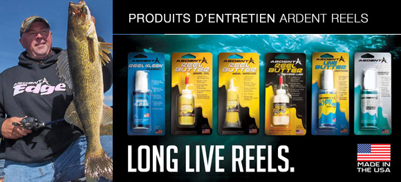 Les produits d'entretien Ardent Reels sont sur Top-Fishing.fr