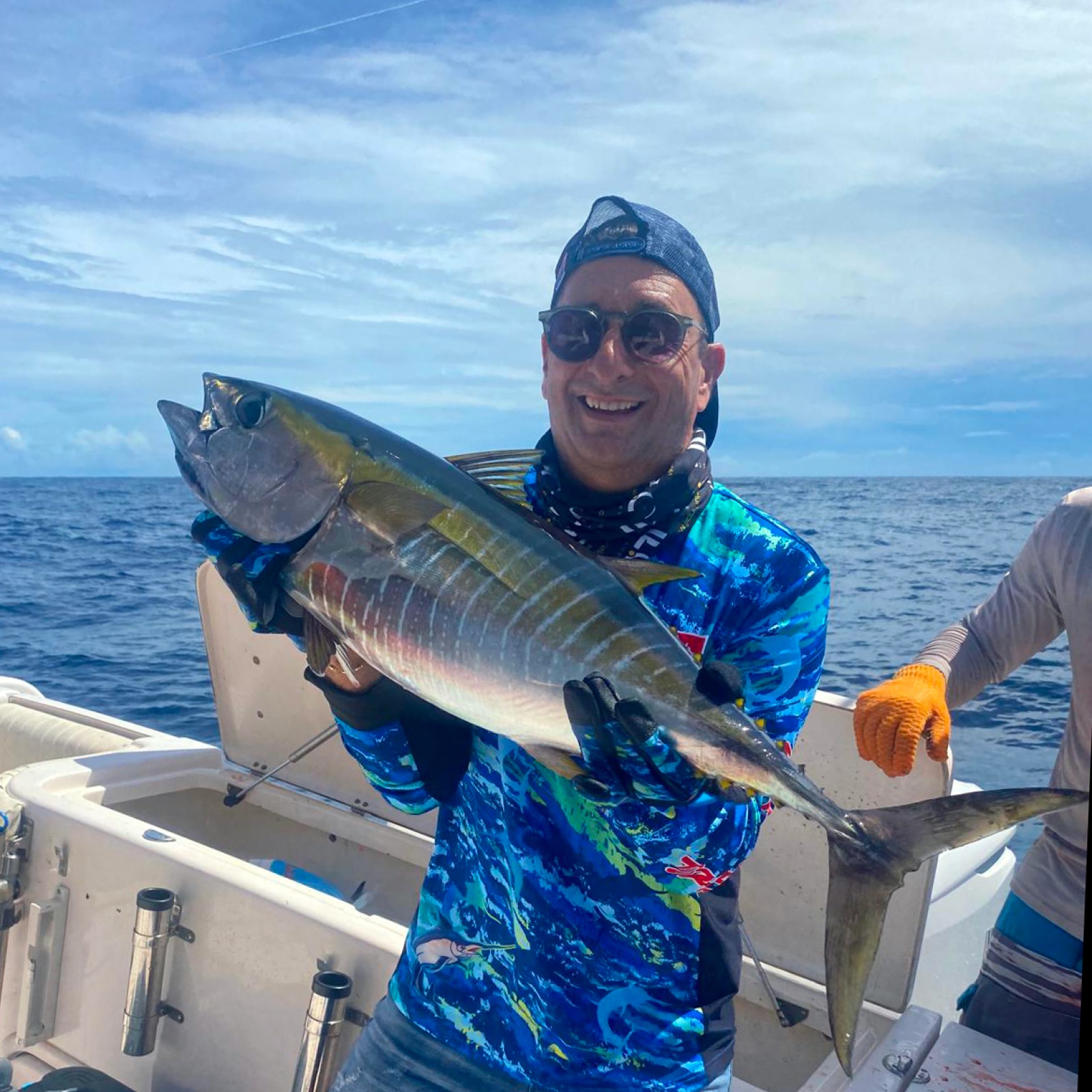 Un autre thon jaune ajouté à la collection de prises en Martinique.
