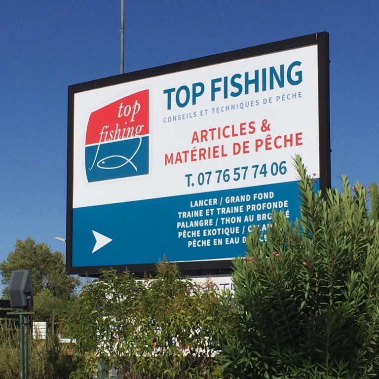 Magasin Top Fishing Var, un emplacement stratégique