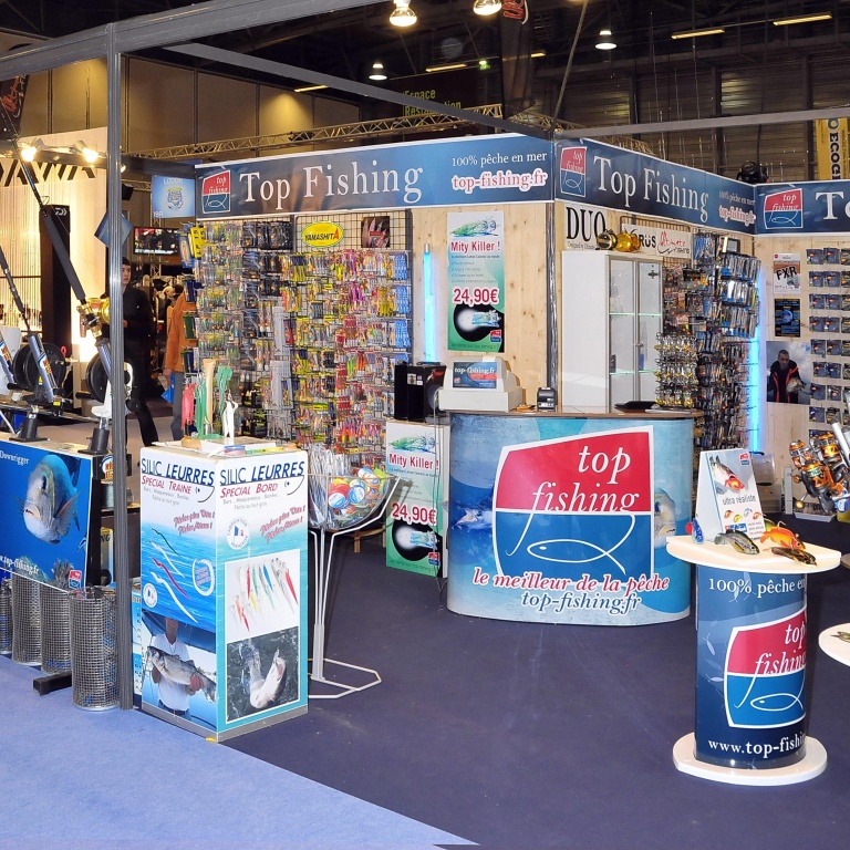 Stand Top Fishing au Salon de Nantes 2012