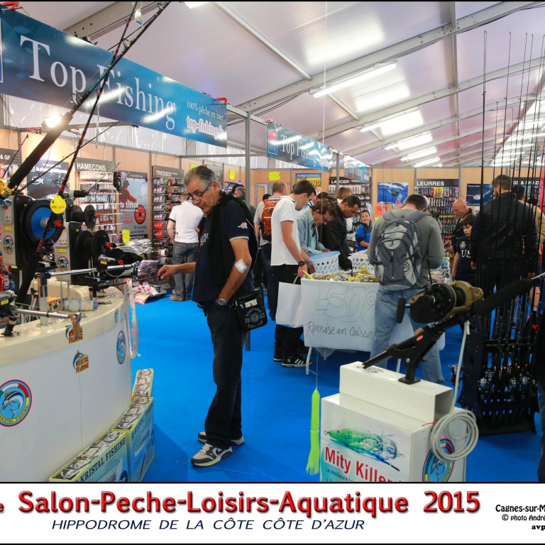 Top-Fishing au salon de la pêche de Cagnes-sur-mer 2015. Top-Fishing au salon de la pêche de Cagnes-sur-mer 2015.