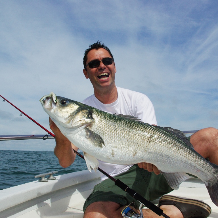 Bar de 7,1 kg pris au Black Minnow !