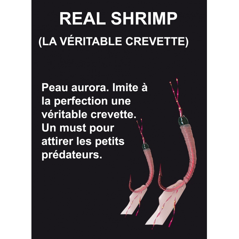 Mouche Real Shrimp du sabiki EX124 Hayabusa