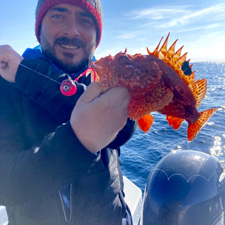 Chapon pris par Jérôme avec une tête Omega Slider Paragon en configuration tenya avec l’assist Omega Tenya Rigs