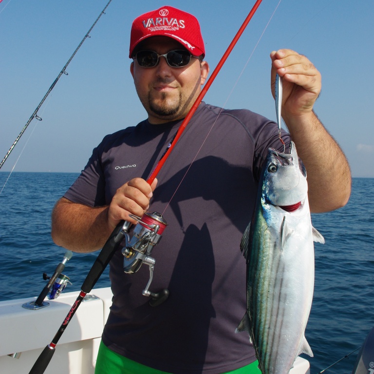 Un Press Bait Duo a permis à Cyrille de pêcher cette magnifique pélamide