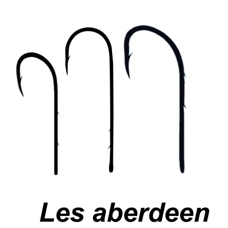 Par mer agitée et en peche au dessus du fond, privilegiez les aberdeen