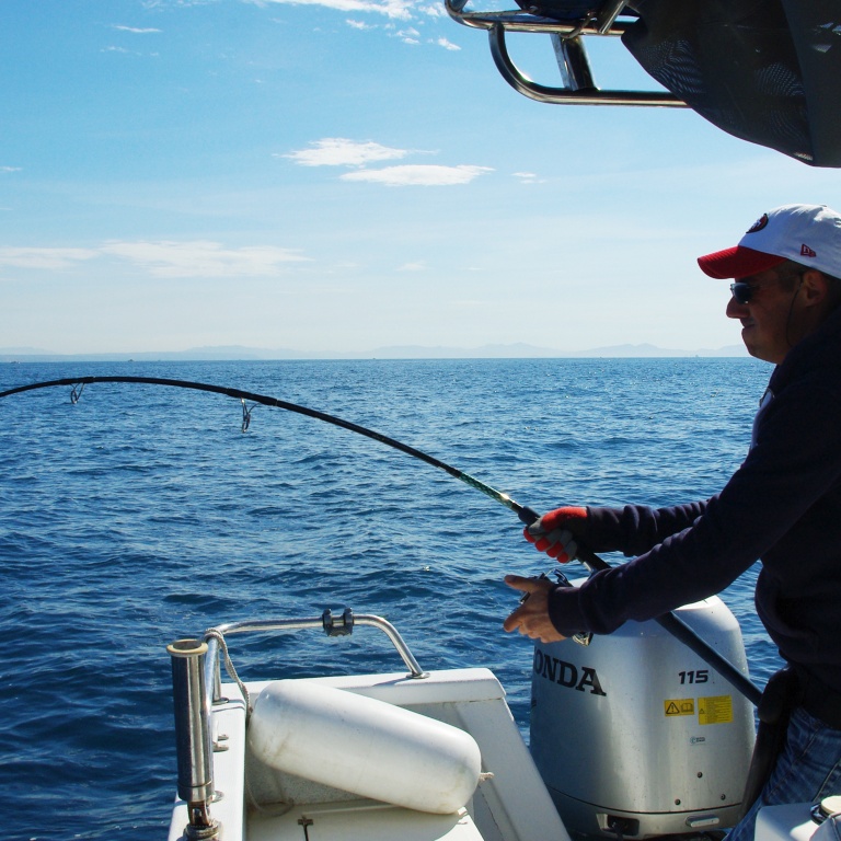 Peche en bateau de poisson record Peche en bateau de poisson record